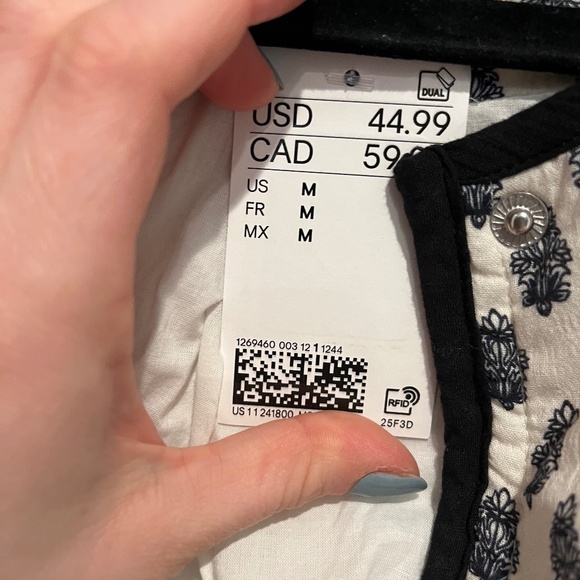 H&M Patterned Quilted Jacket - Picture 7 of 8